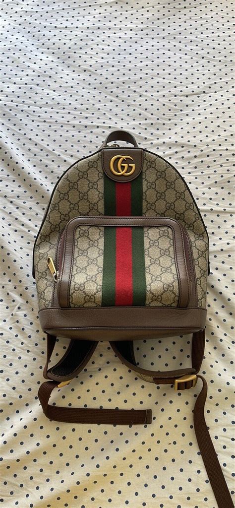 realvs fake gucci backpack|real gucci backpack.